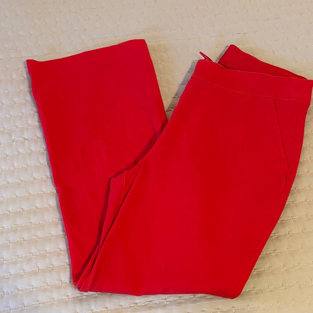 SPANX Bold Scarlet ankle pants